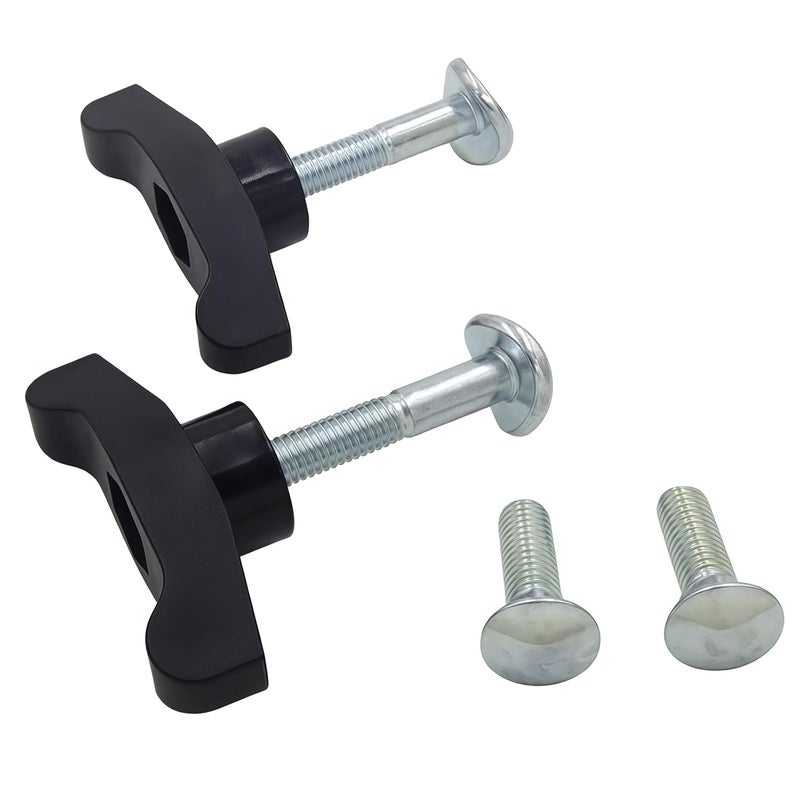 SEMIMO Lawn Mower Handle Knob Bolt Kit – Universal T-Handle Bolts & Wing Knobs for Snow Blower and Outdoor Equipment - Image 5